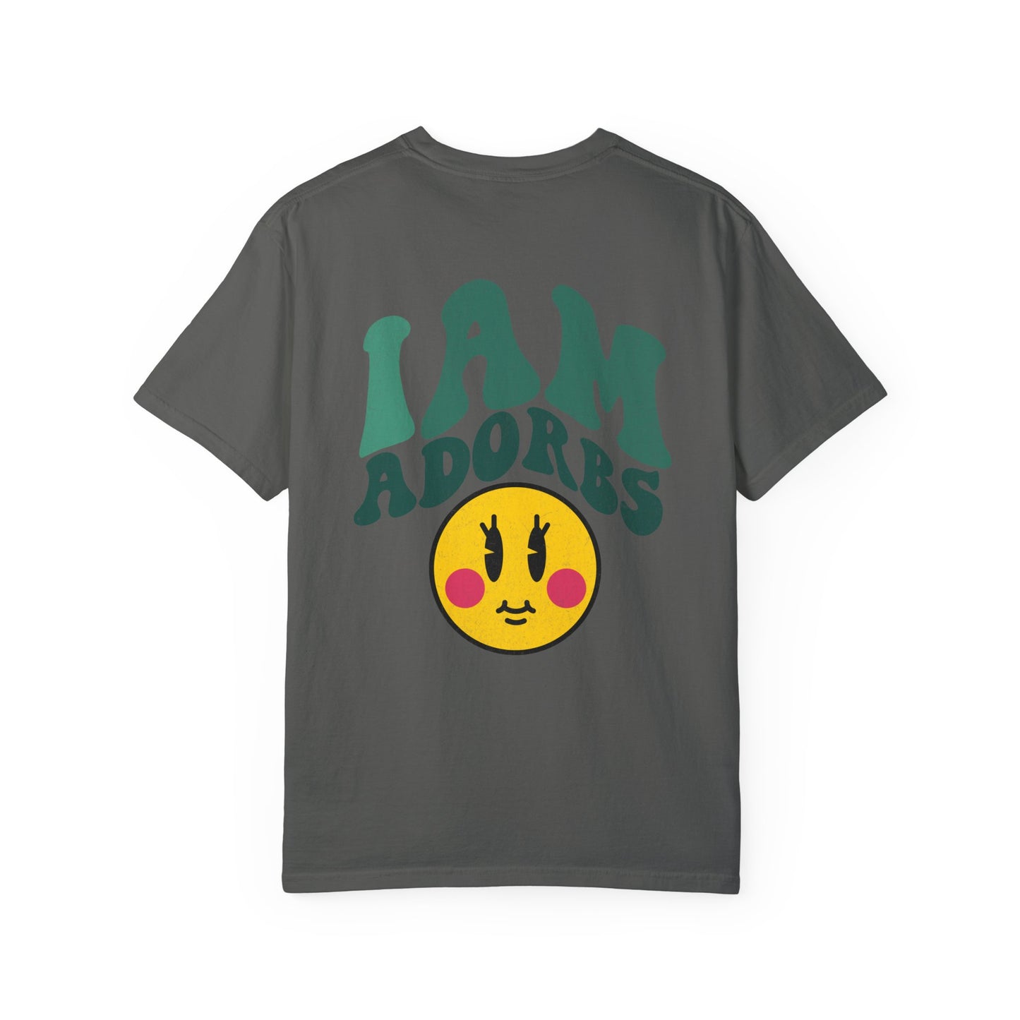 I Am Adorbs  in green hues (Comfort Colors 1717 T-Shirt) for women and men