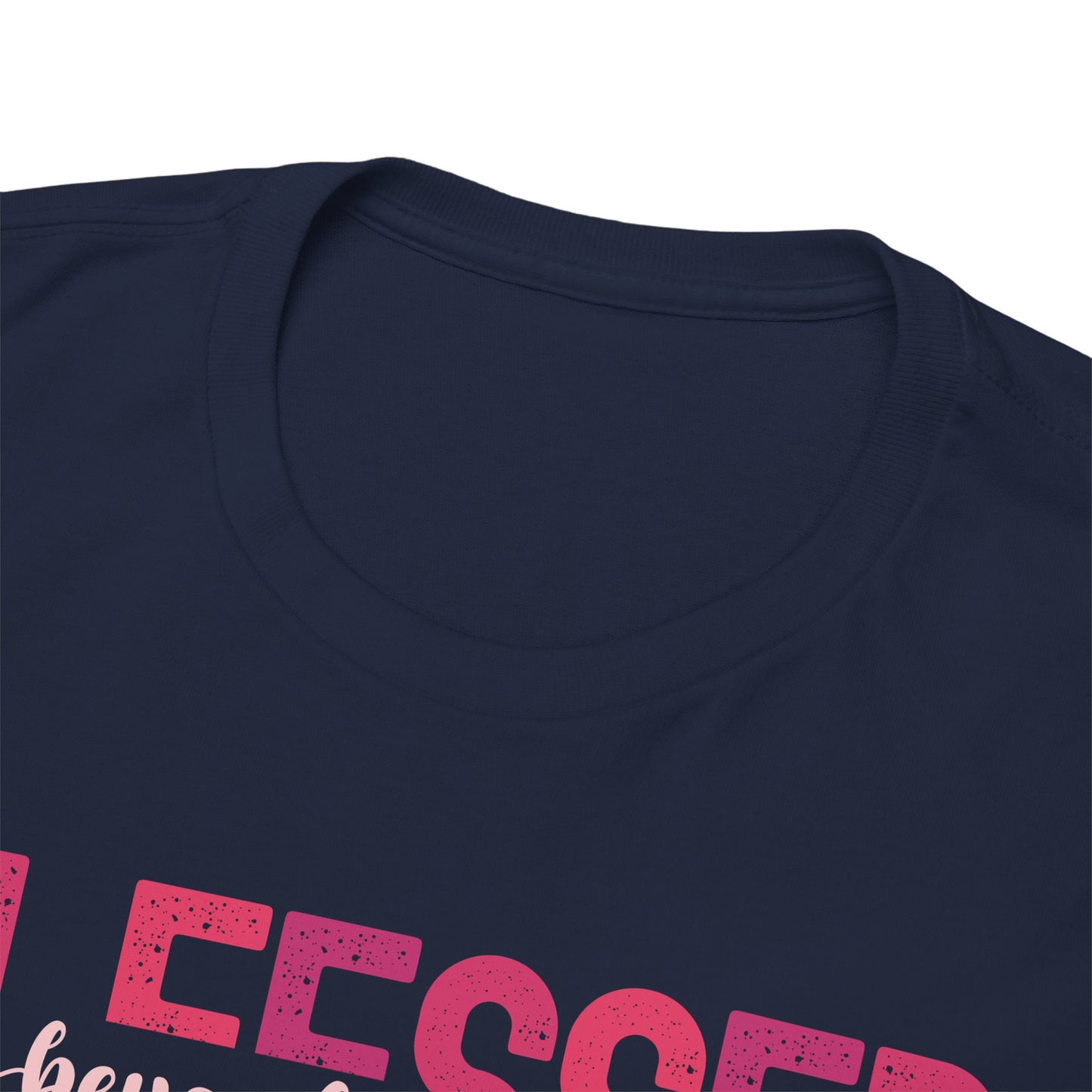 Blessed Beyond Measure with pink hues  (Gildan 5000 T-Shirt ) for women and men