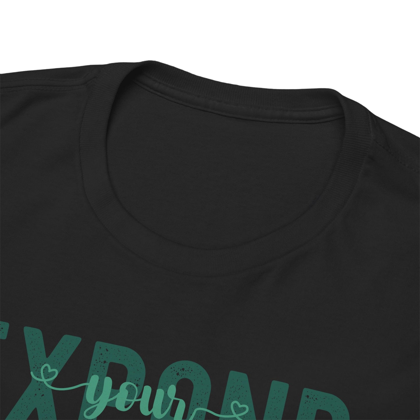 Expand Your Perspective Expand Your World with green hues (Gildan 5000 T-Shirt) for women and men