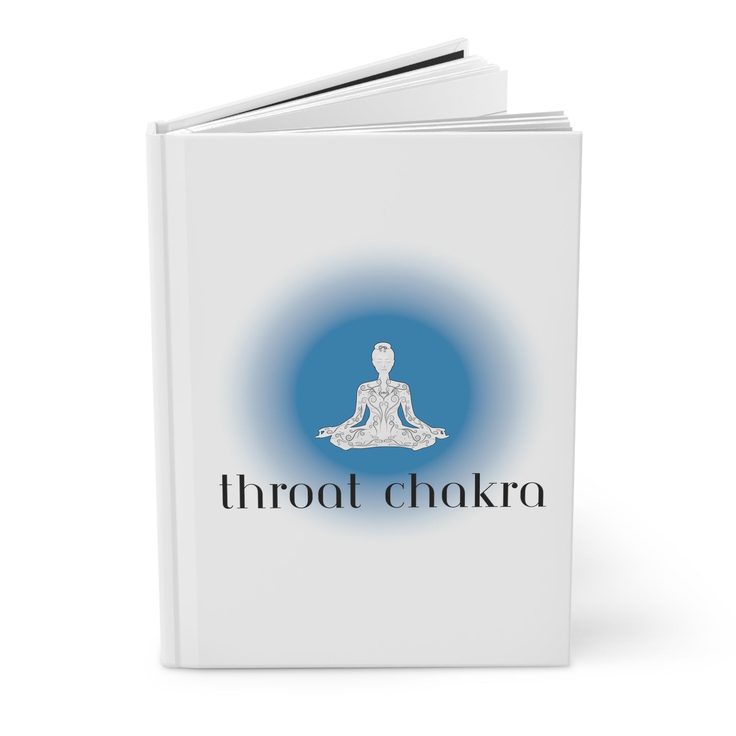 Throat Chakra Hardcover Journal