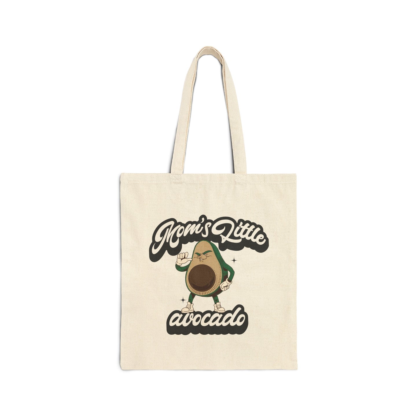 Mom's Little Avocado (Son) 100% Cotton Canvas Tote Bag