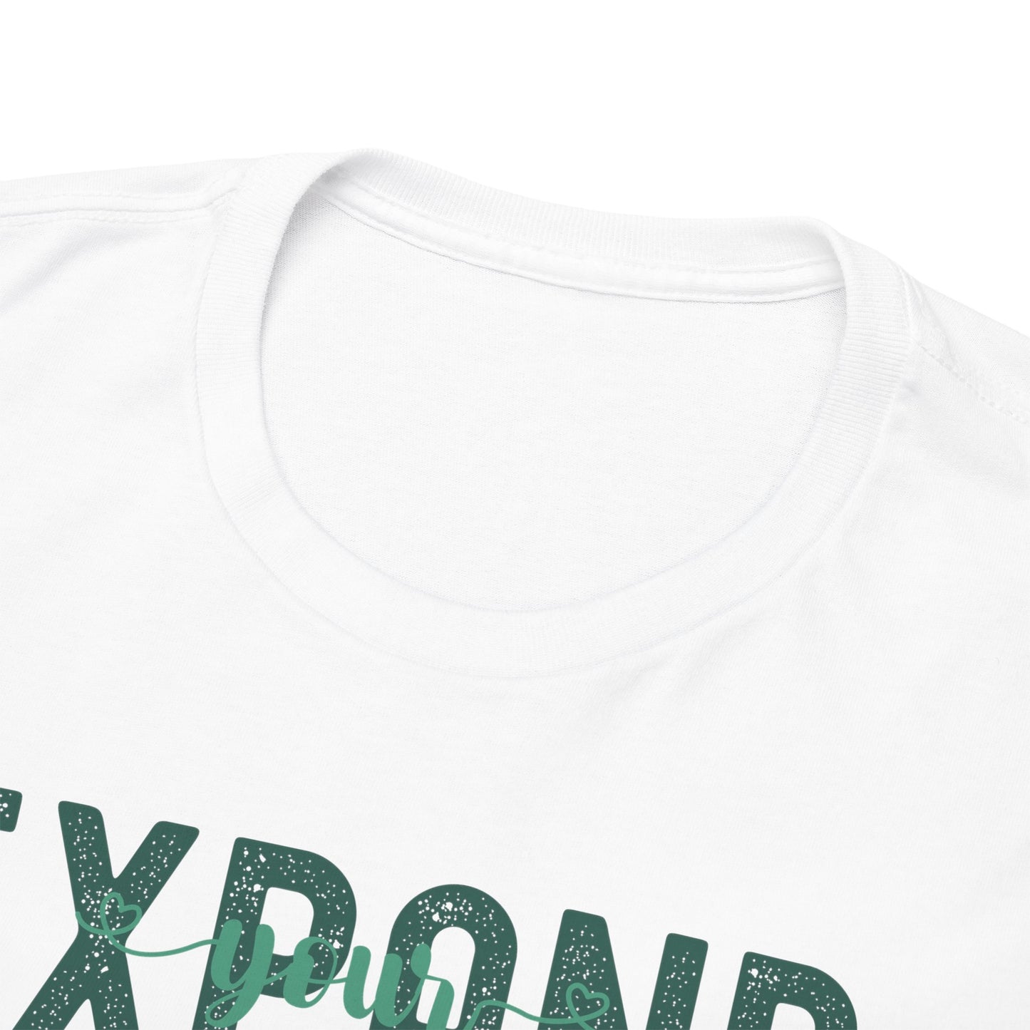 Expand Your Perspective Expand Your World with green hues (Gildan 5000 T-Shirt) for women and men