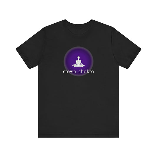 Chakras-Crown Chakra (Bella Canvas 3001 T-Shirt) for women and men