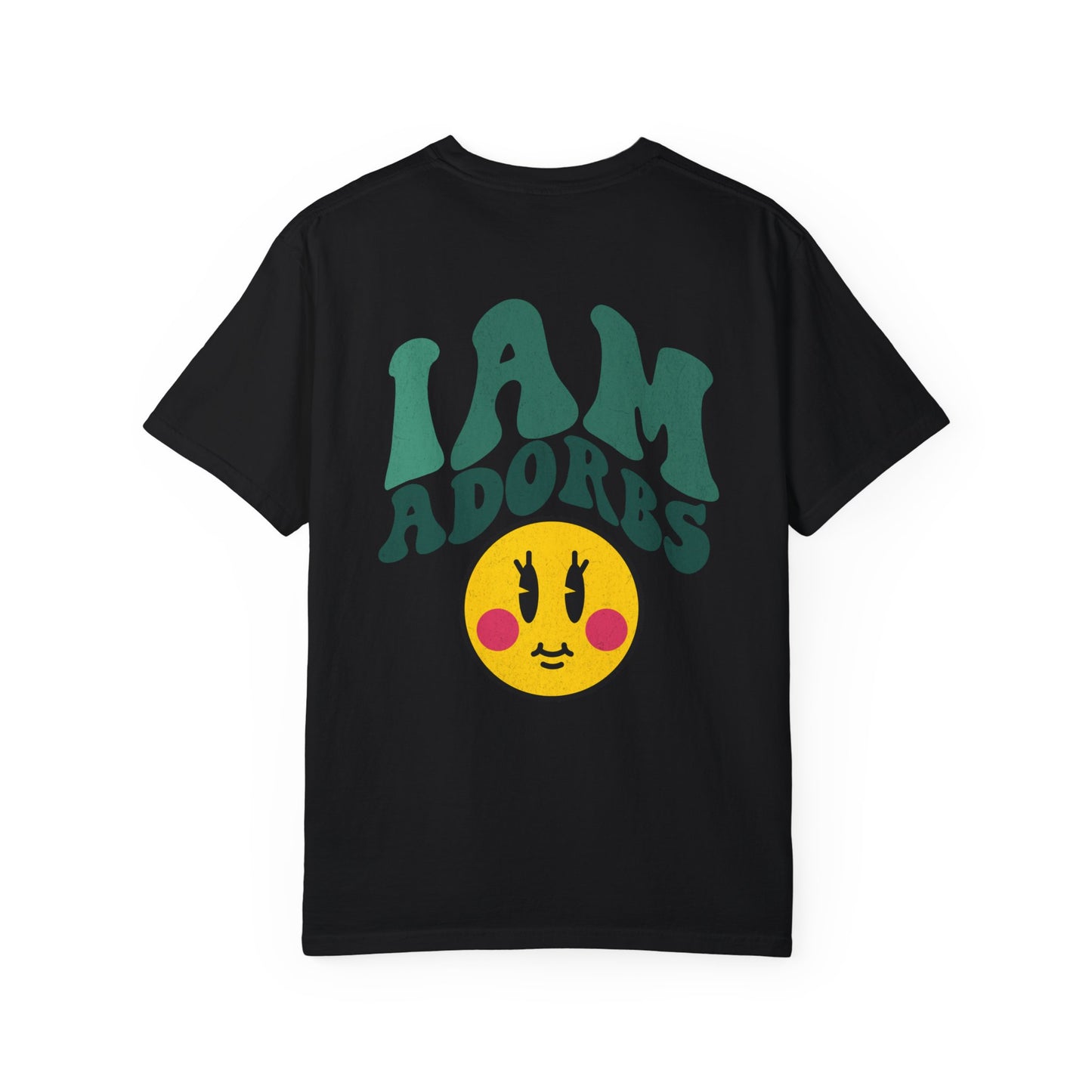 I Am Adorbs  in green hues (Comfort Colors 1717 T-Shirt) for women and men