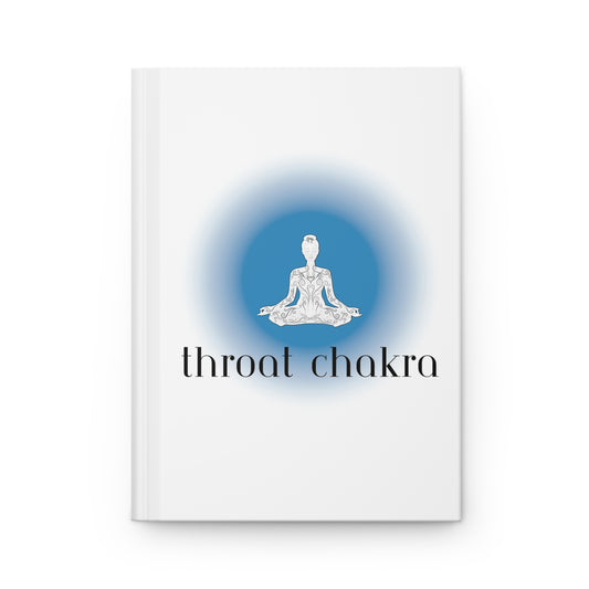 Throat Chakra Hardcover Journal