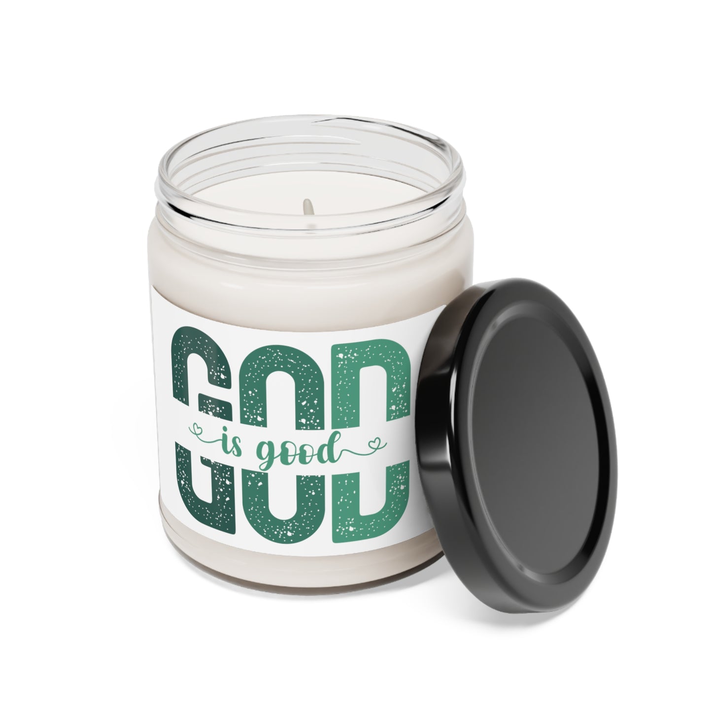 God is Good with Green Hues Scented Soy Candle, 9oz