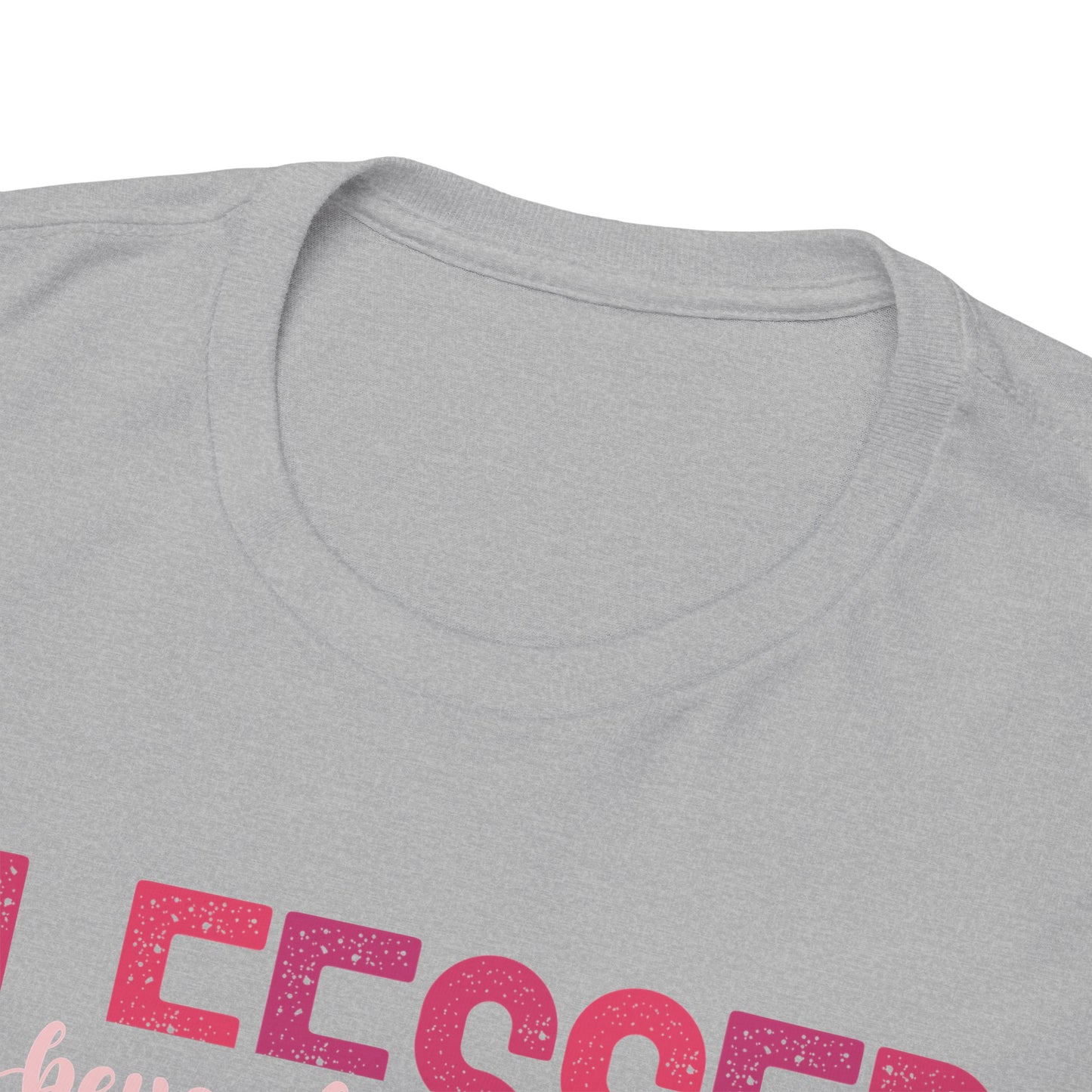 Blessed Beyond Measure with pink hues  (Gildan 5000 T-Shirt ) for women and men